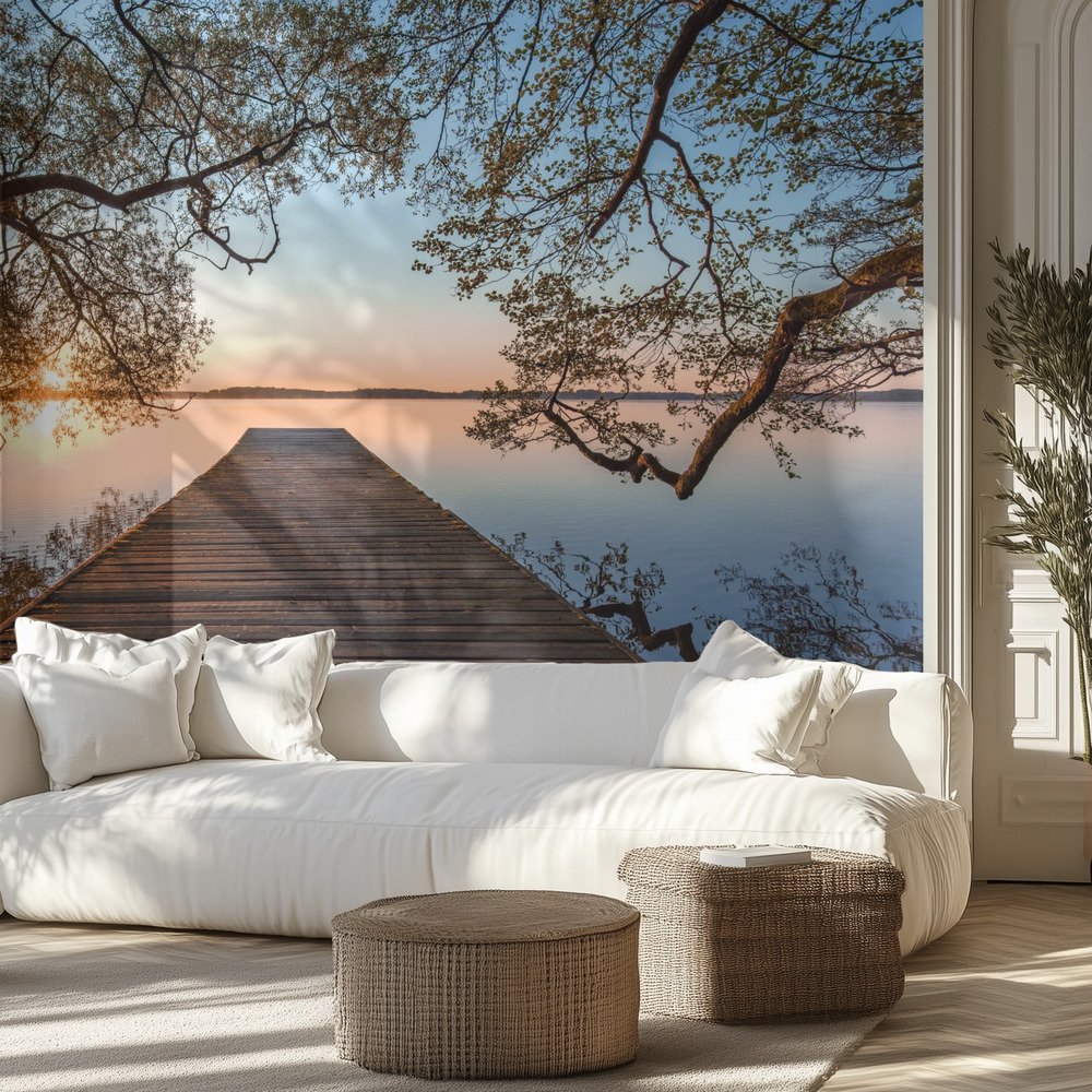 Serene Lake Sunset