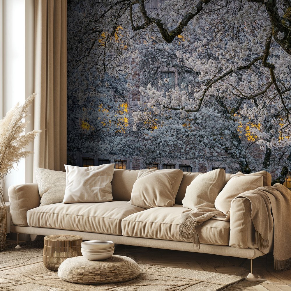 Campus Cherry Blossom Glow - Interior View