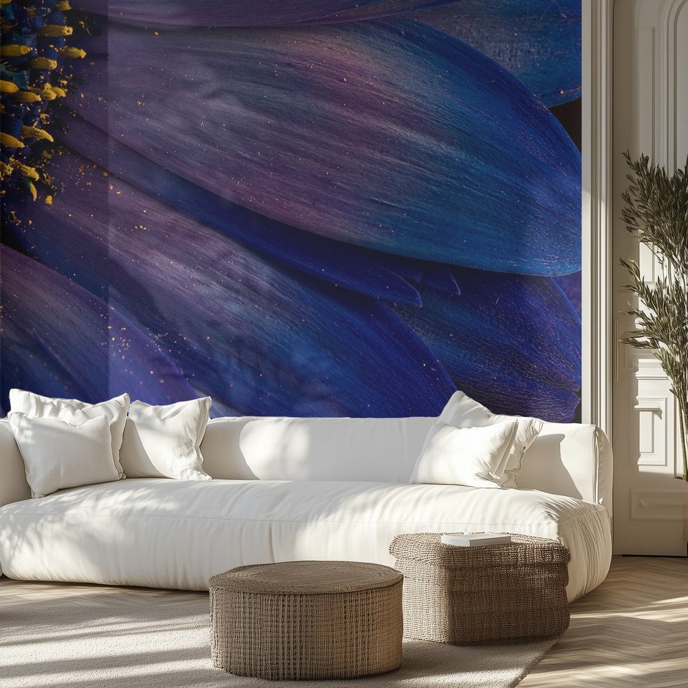 Vibrant Blue Bloom Detail