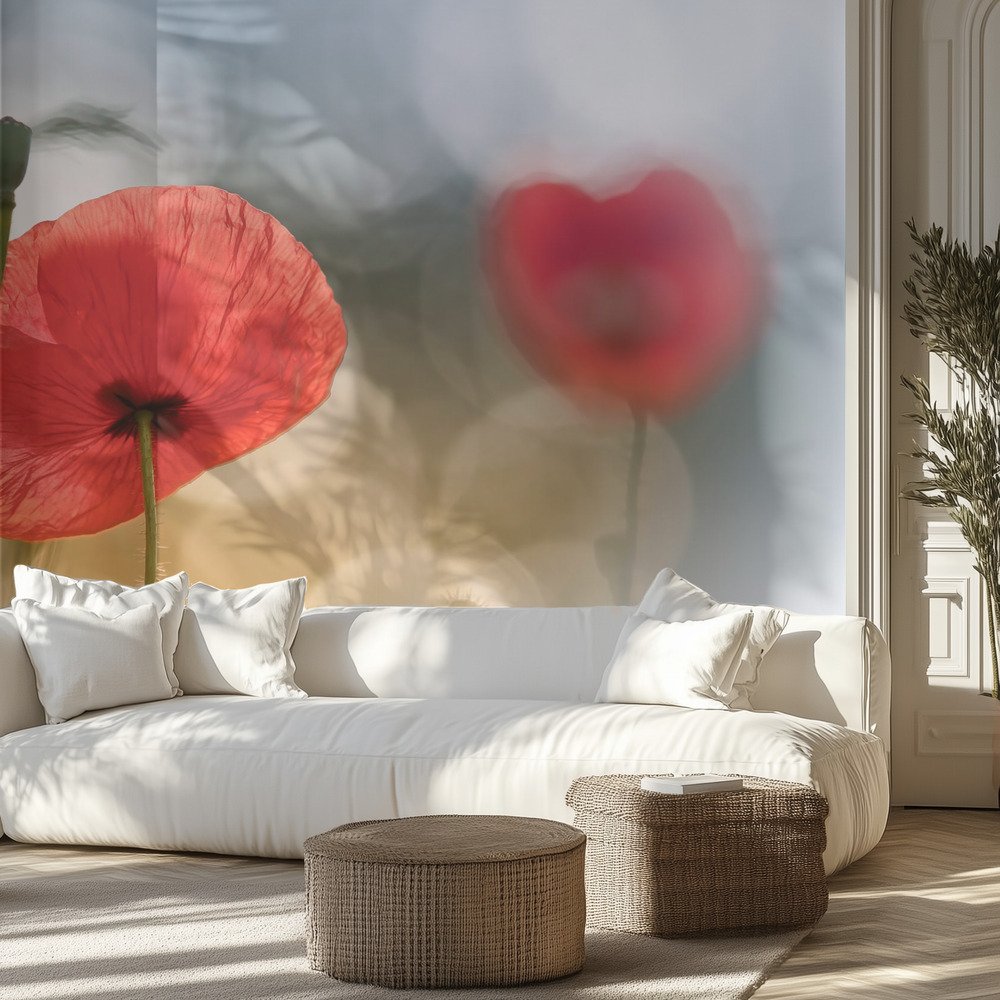 Dreamy Red Poppies