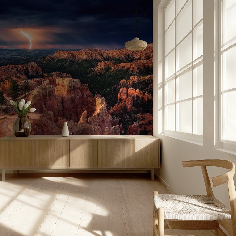 Desert Canyon Lightning