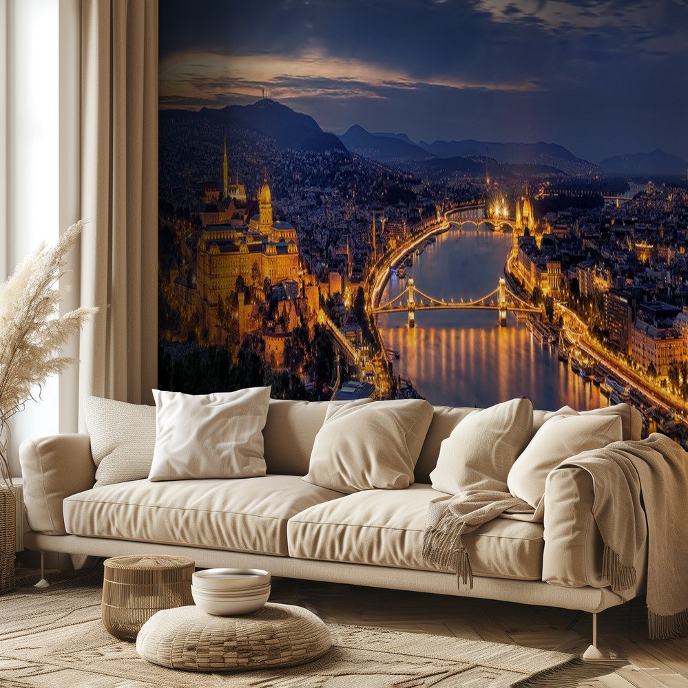 Budapest Night Panorama