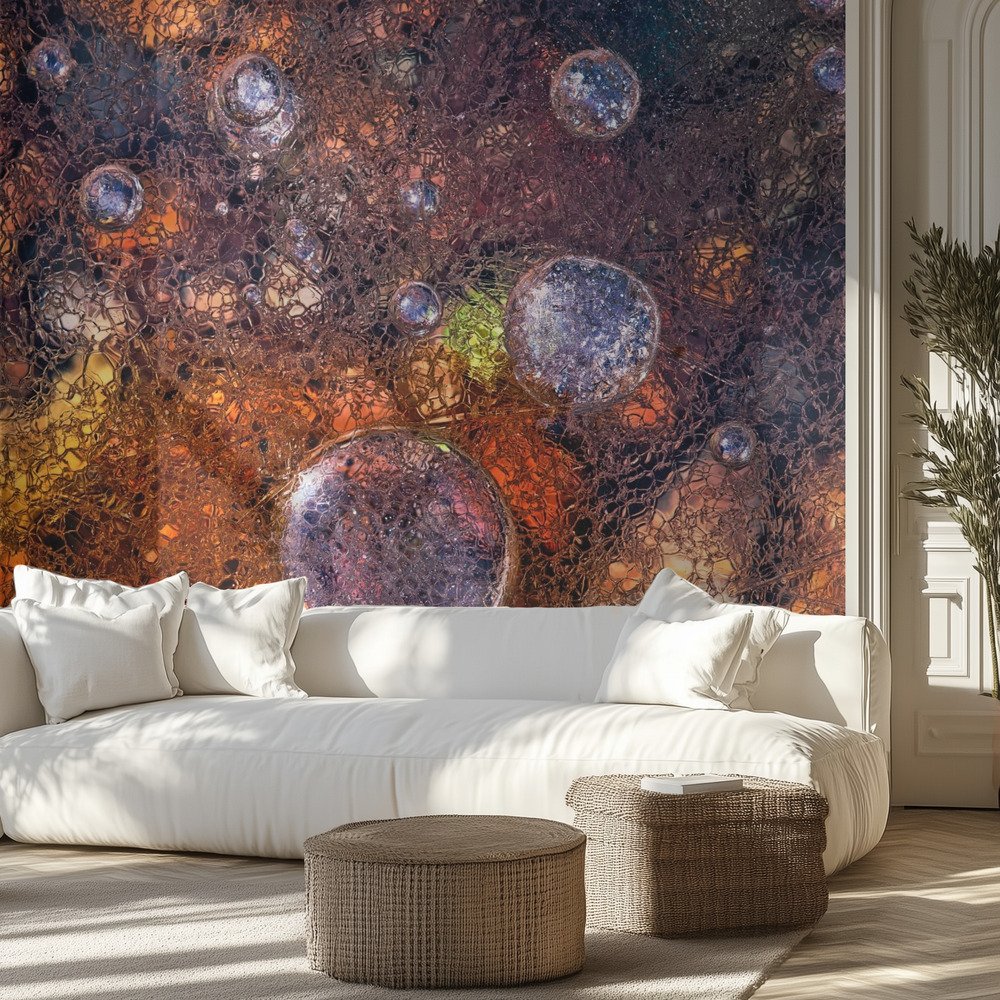 Iridescent Organic Bubbles