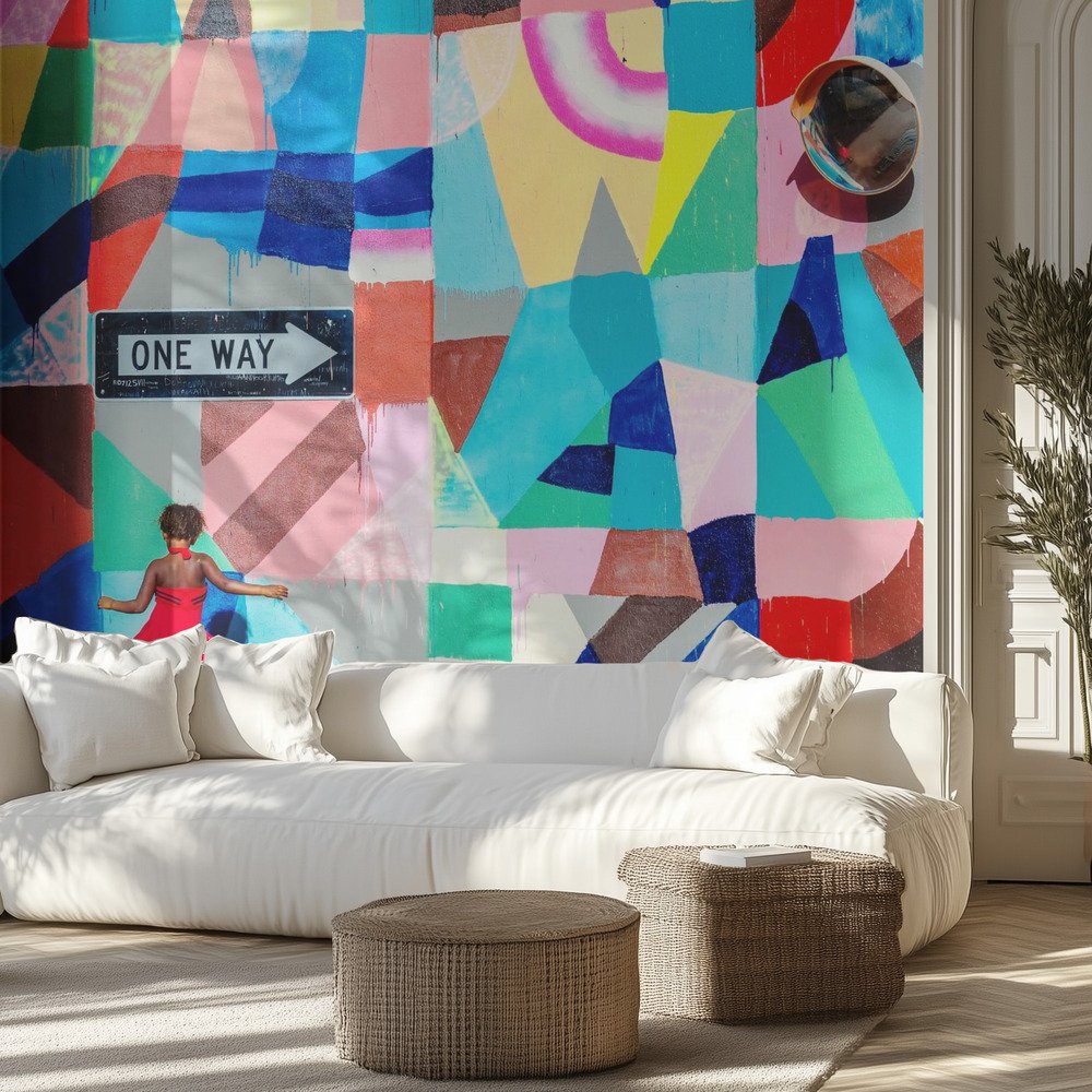 Vibrant Mural Dance
