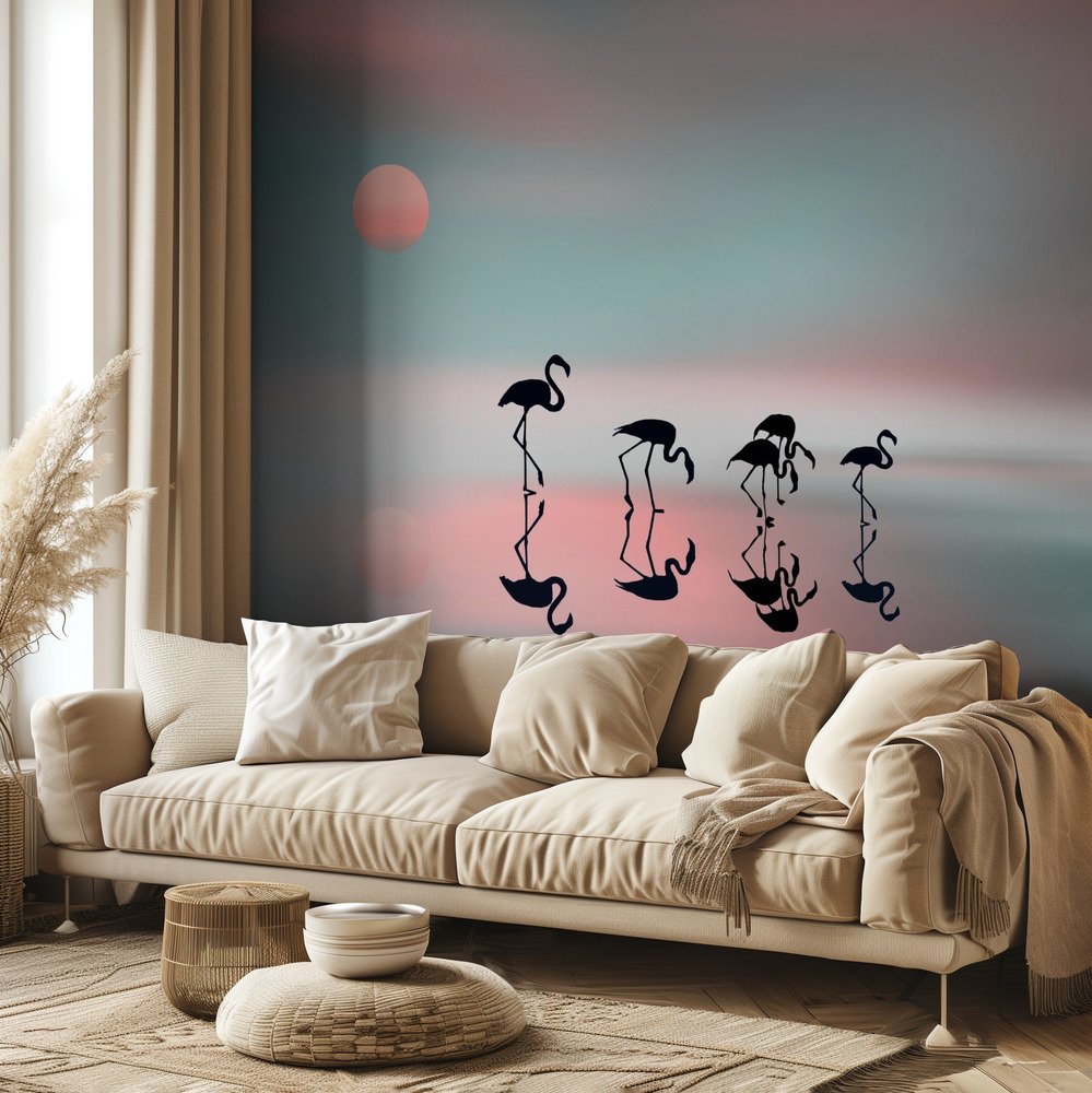 Dreamy Flamingo Sunset
