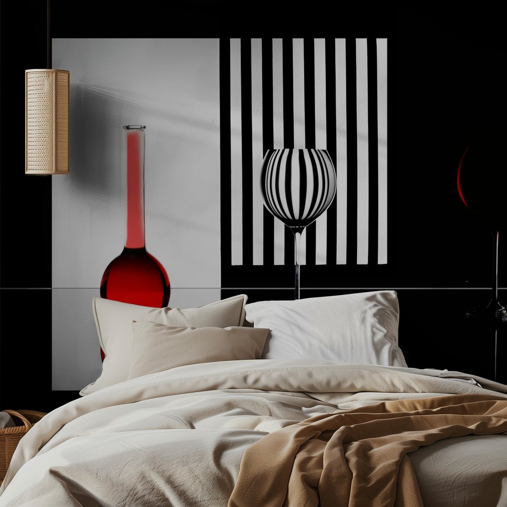 Red Glass Optical Illusion