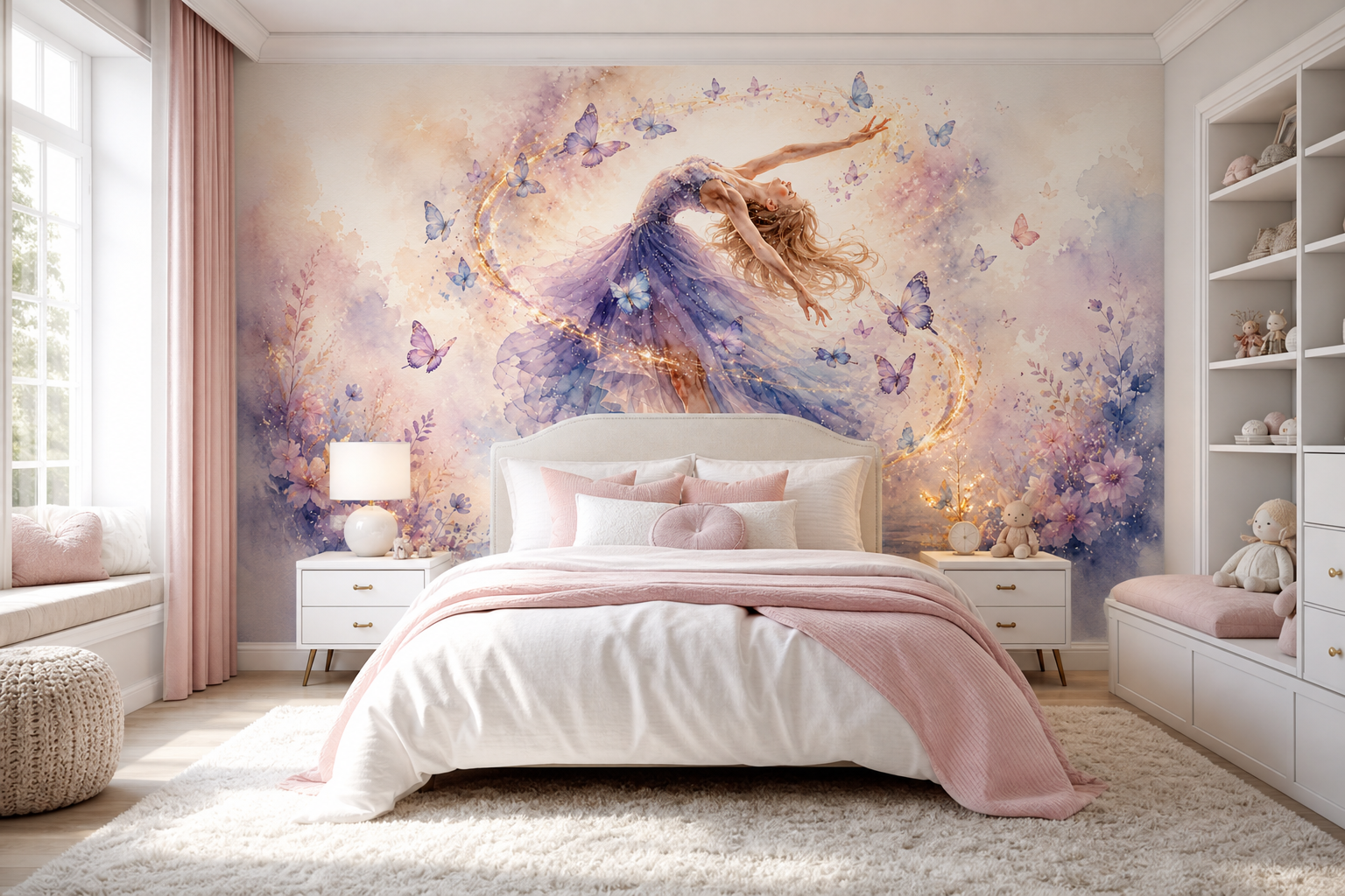 Luminous Ballet in Butterfly Light - Interior View