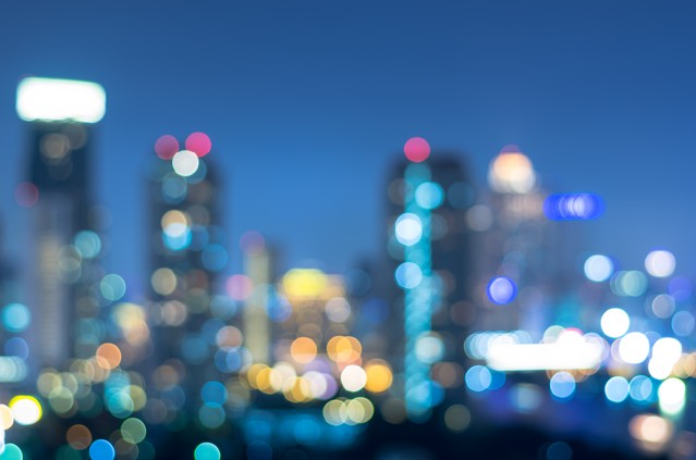Bangkok cityscape at twilight time 2