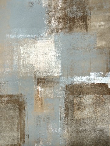 A Beige and Grey Abstract Art Painting