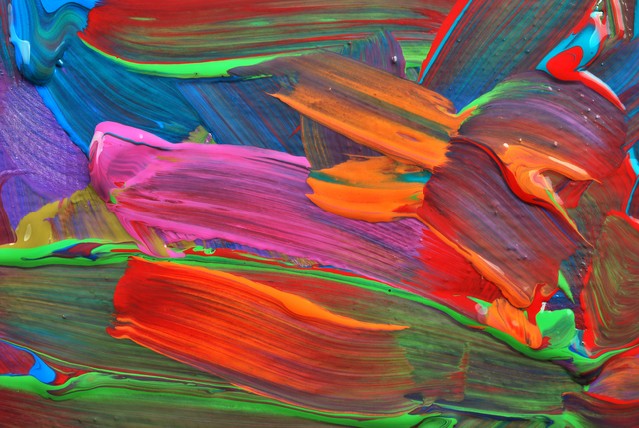 Abstract art backgrounds, Hand-painted