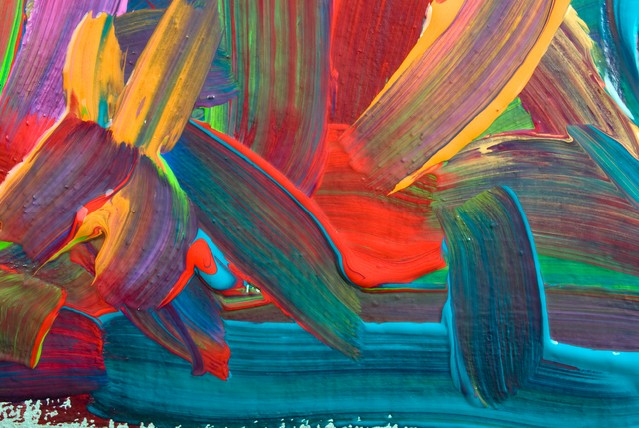 Abstract art, hand-painted background