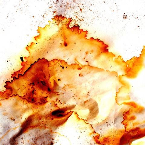Abstract background with stained paper