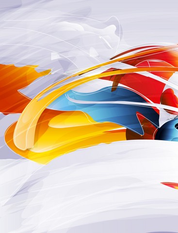 Abstract vector graphic with bright background in graffiti