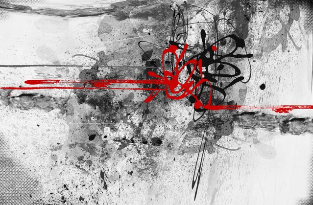 Grunge abstract textured collage