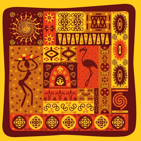 African ornamental pattern 3