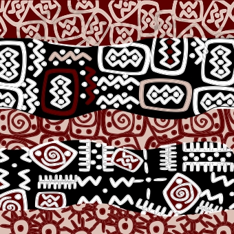 Ethnic stylized motifs