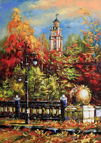 Ancient Vitebsk in the autumn
