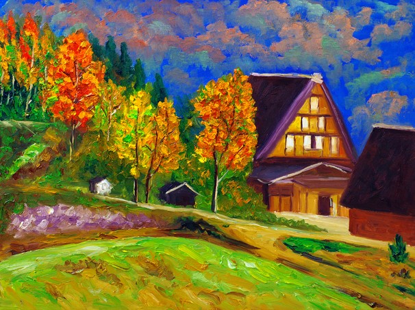 Oil Painting - Countryside