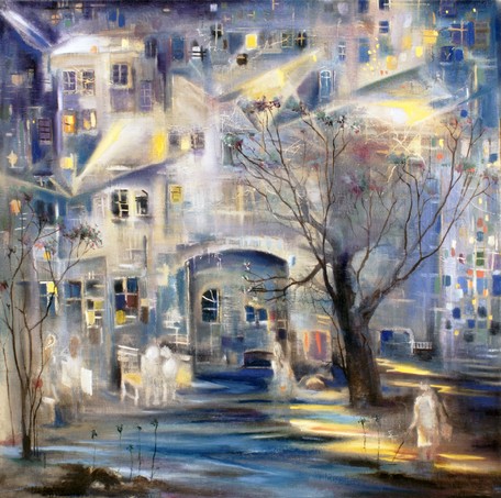 Old yard town streets