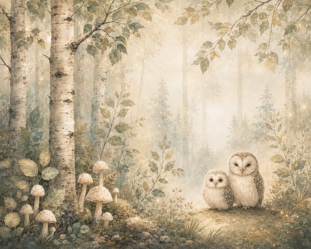 Owls in the Forest