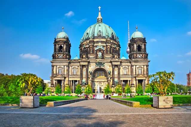 Berlin Cathedral (Berliner Dom) famous landmark in Berlin City, Germany