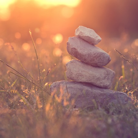 Nature calm and balance vintage