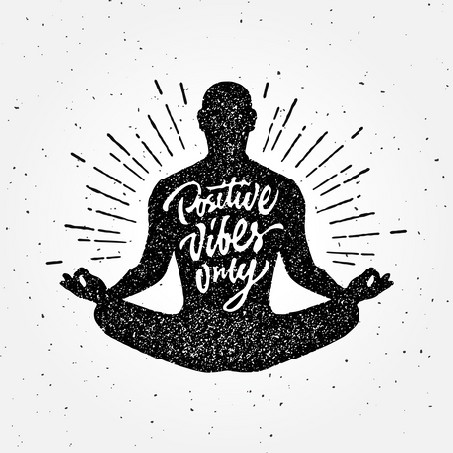 Vintage Meditation apparel print