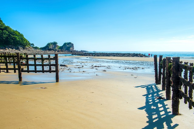 Beautiful beach seascape